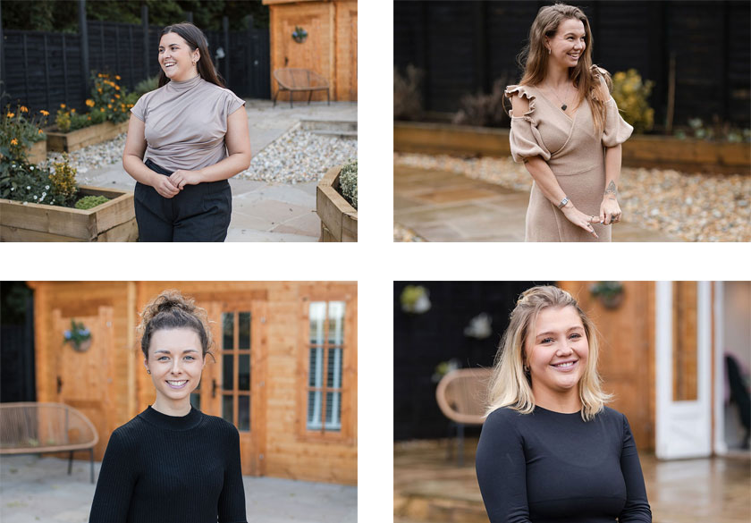 Katie, Devon, Amy and Jessi